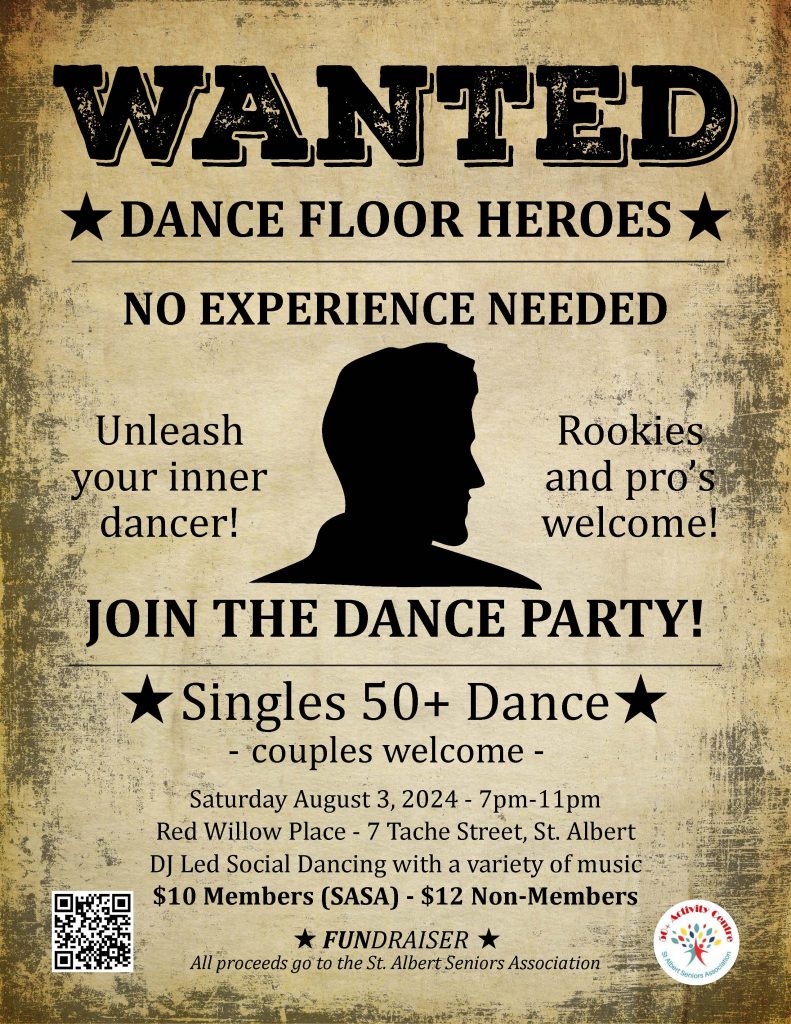Meet new people at 50+ plus singles social dance with DJ and variety of dancing music
