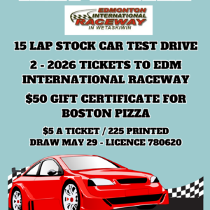 May Raffle - Stock Car Racing